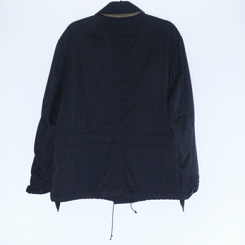 【中古】sage de cret | サージュデクレ NYLON CHINO CLOTH MILITARY JACKET ミリタリージャケット ネイビー サイズ：M