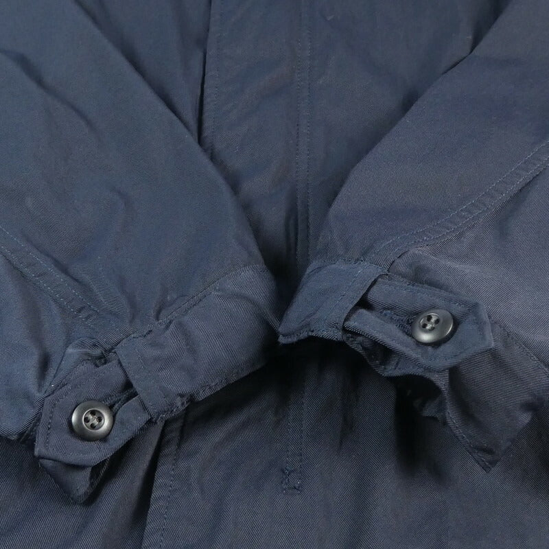【中古】sage de cret | サージュデクレ NYLON CHINO CLOTH MILITARY JACKET ミリタリージャケット ネイビー サイズ：M