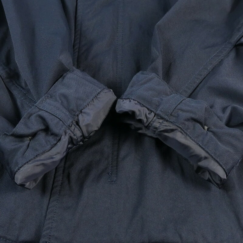 【中古】sage de cret | サージュデクレ NYLON CHINO CLOTH MILITARY JACKET ミリタリージャケット ネイビー サイズ：M