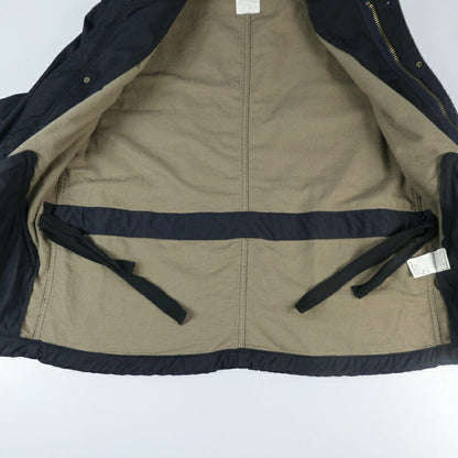 【中古】sage de cret | サージュデクレ NYLON CHINO CLOTH MILITARY JACKET ミリタリージャケット ネイビー サイズ：M