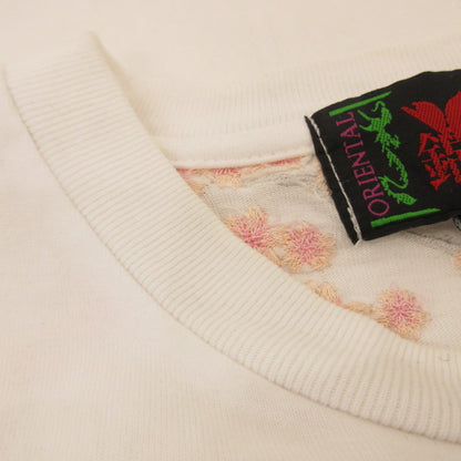 【中古】錦 | ニシキ 綾波レイ 流水桜 長袖Ｔシャツ EV39480 ホワイト サイズ：S