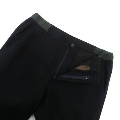 【中古】kolor | カラー TWIST FABRIC Flannel Trousers パンツ 19WCM-P13110 ブラック サイズ：2