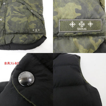【中古】TATRAS | タトラス OSERO ダウンベスト MTA17A4462 カモ サイズ：2