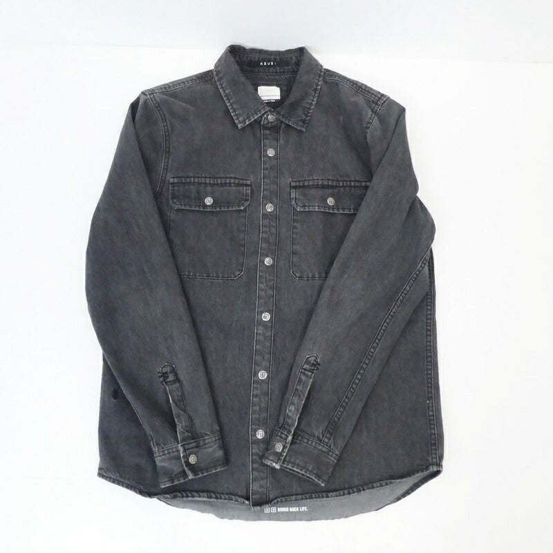 【中古】KSUBI | スビ SHOCKWAVE SHIRT PROTEST その他トップス 5000004360 ブラック サイズ：M