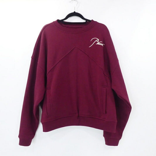 【中古】RHUDE | ルード QUARTER ZIP SWEAT スウェット ボルドー/バーガンディー サイズ：S