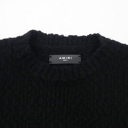 【中古】AMIRI | アミリ Lovers Oversized Wool Sweater セーター 73A-1395 ブラック サイズ：S