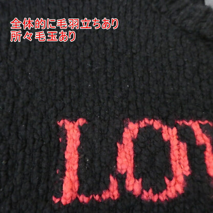 【中古】AMIRI | アミリ Lovers Oversized Wool Sweater セーター 73A-1395 ブラック サイズ：S