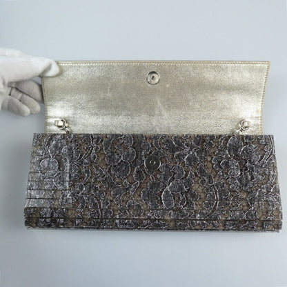 【中古】JIMMY CHOO | ジミーチュウ Sweetie クラッチバッグ マルチカラー