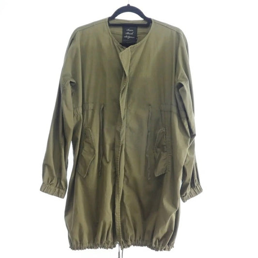 【中古】BASISBROEK | バージズブルック モッズコート カーキ