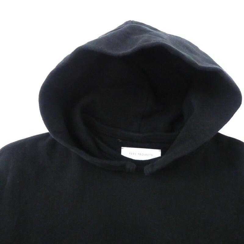【中古】PERS PROJECTS | パースプロジェクト MASON AFTER PARKA LILAC パーカー ブラック サイズ：2