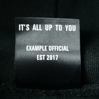 【中古】EXAMPLE | イグザンプル パーカー ブラック サイズ：XL