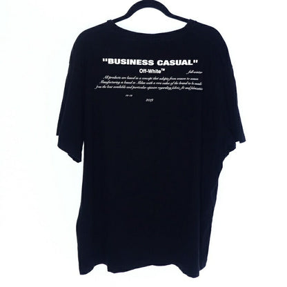 【中古】OFF-WHITE | オフホワイト 半袖Ｔシャツ ブラック