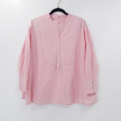 【中古】SeaRoomlynn | シールームリン ヨークキルティングチュニックシャツ 長袖シャツ 002070965 ピンク サイズ：S