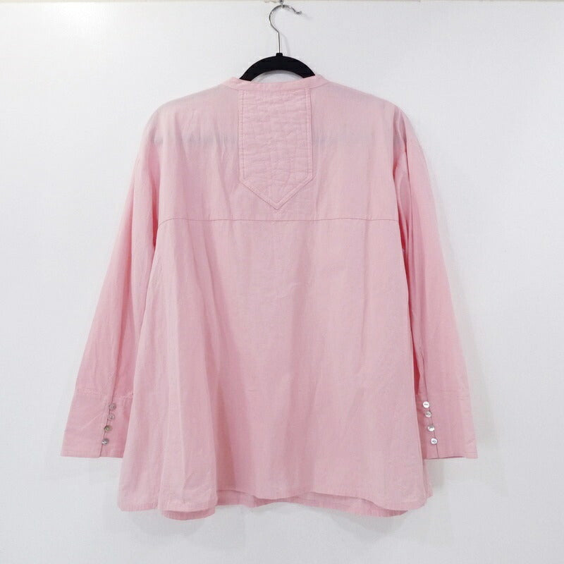 【中古】SeaRoomlynn | シールームリン ヨークキルティングチュニックシャツ 長袖シャツ 002070965 ピンク サイズ：S