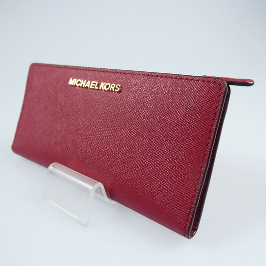【中古】Michael Kors | マイケルコース JET SET TRAVEL 長財布 35F8GTVD7L レッド