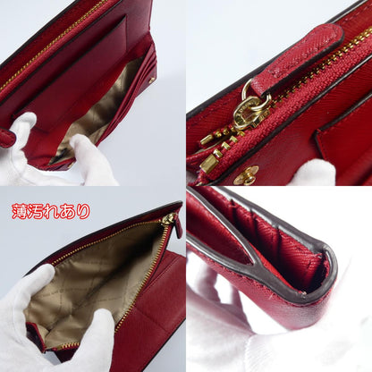【中古】Michael Kors | マイケルコース JET SET TRAVEL 長財布 35F8GTVD7L レッド