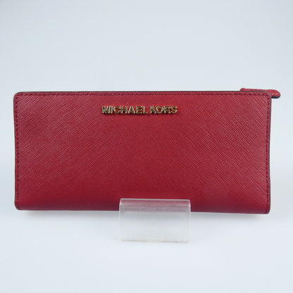 【中古】Michael Kors | マイケルコース JET SET TRAVEL 長財布 35F8GTVD7L レッド