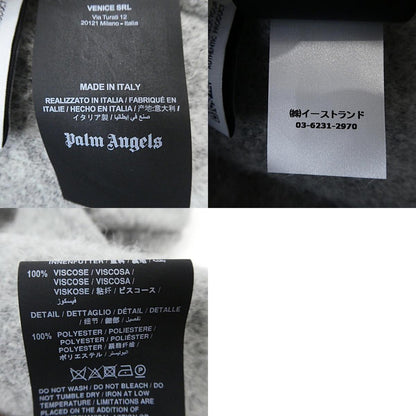 【中古】Palm Angels | パームエンジェルス Fringed Shirt Jacket Melange Grey その他アウター PWEA052F21FAB0010810 グレー サイズ：38
