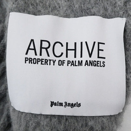 【中古】Palm Angels | パームエンジェルス Fringed Shirt Jacket Melange Grey その他アウター PWEA052F21FAB0010810 グレー サイズ：38