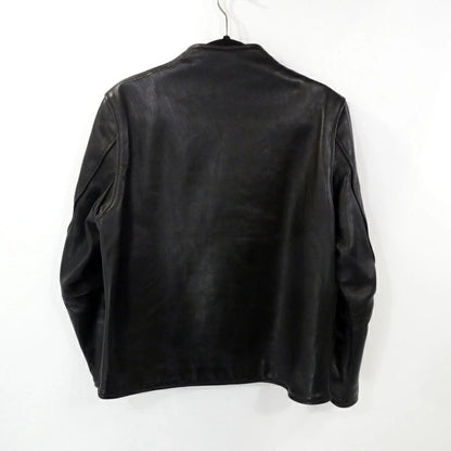 【中古】BRU NA BOINNE | ブルーナボイン アランジャケット レザー 5080 ブラック サイズ：1