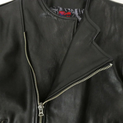 【中古】BRU NA BOINNE | ブルーナボイン アランジャケット レザー 5080 ブラック サイズ：1