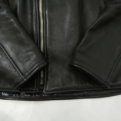 【中古】BRU NA BOINNE | ブルーナボイン アランジャケット レザー 5080 ブラック サイズ：1