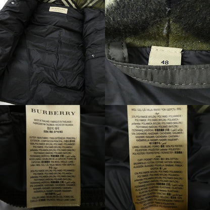 【中古】BURBERRY | バーバリー ダウンジャケット 国内正規品 カーキ