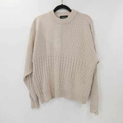 【中古】UNUSED | アンユーズド DAMAGED KNIT ニット US2325 ベージュ サイズ：1