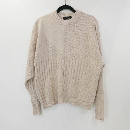 【中古】UNUSED | アンユーズド DAMAGED KNIT ニット US2325 ベージュ サイズ：1