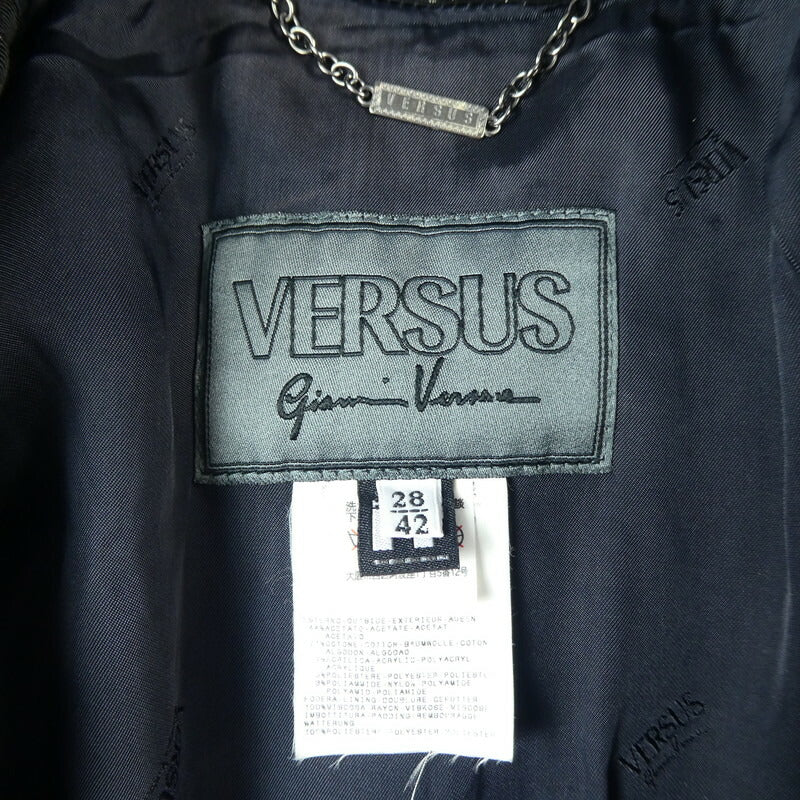 【中古】Gianni Versace | ジャンニ・ヴェルサーチ 中綿ジャケット ブラック