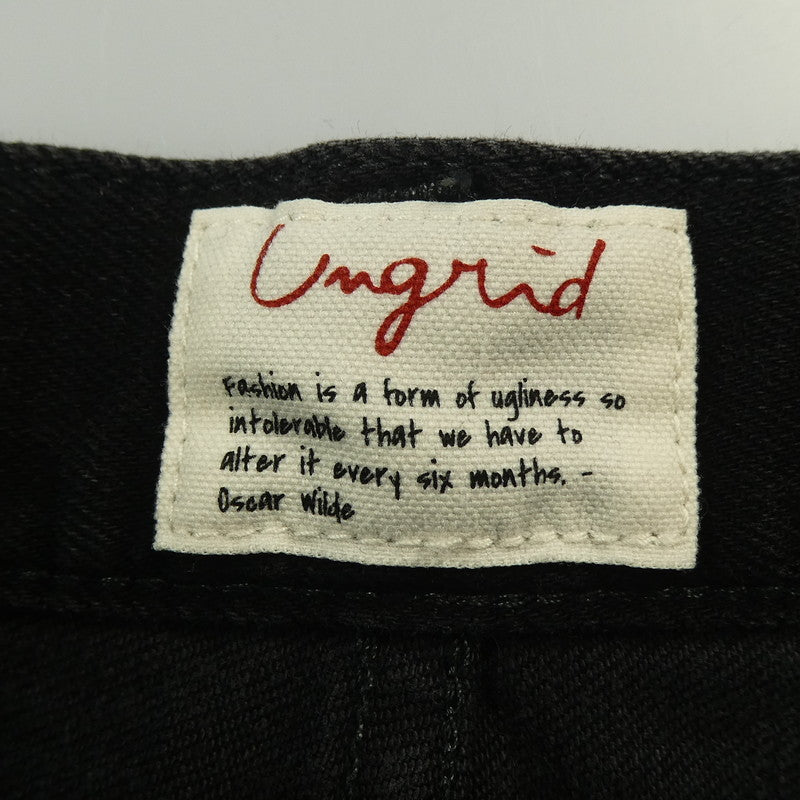 【中古】Ungrid | アングリッド ストレッチフレアデニム デニムパンツ 112042480401 2020年モデル ブラック