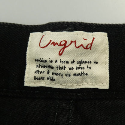 【中古】Ungrid | アングリッド ストレッチフレアデニム デニムパンツ 112042480401 2020年モデル ブラック