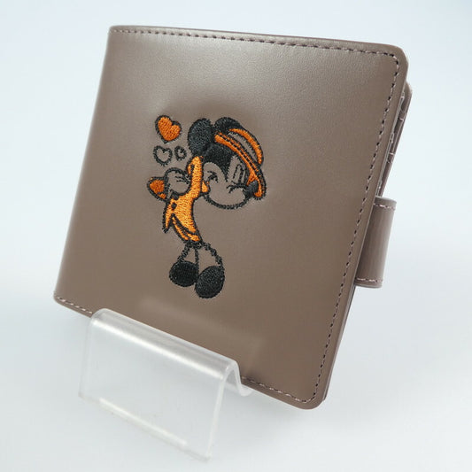 【中古】 二つ折り財布 ブラウン