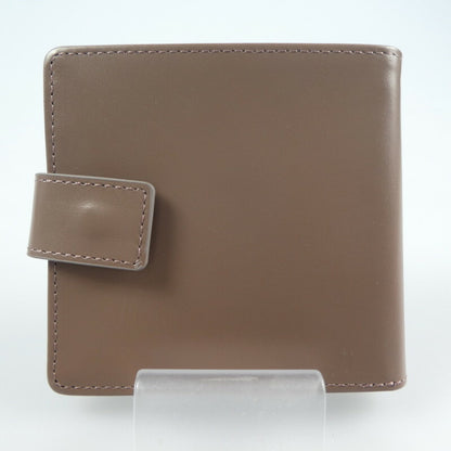 【中古】 二つ折り財布 ブラウン