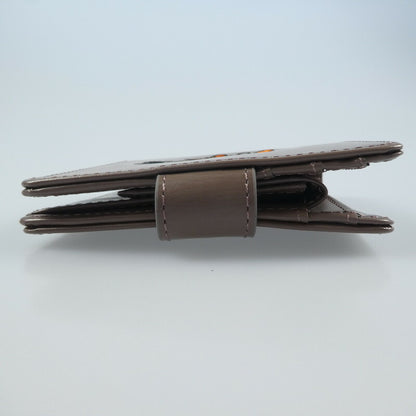 【中古】 二つ折り財布 ブラウン