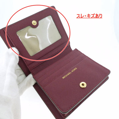 【中古】Michael Kors | マイケルコース 二つ折り財布 ボルドー/バーガンディー