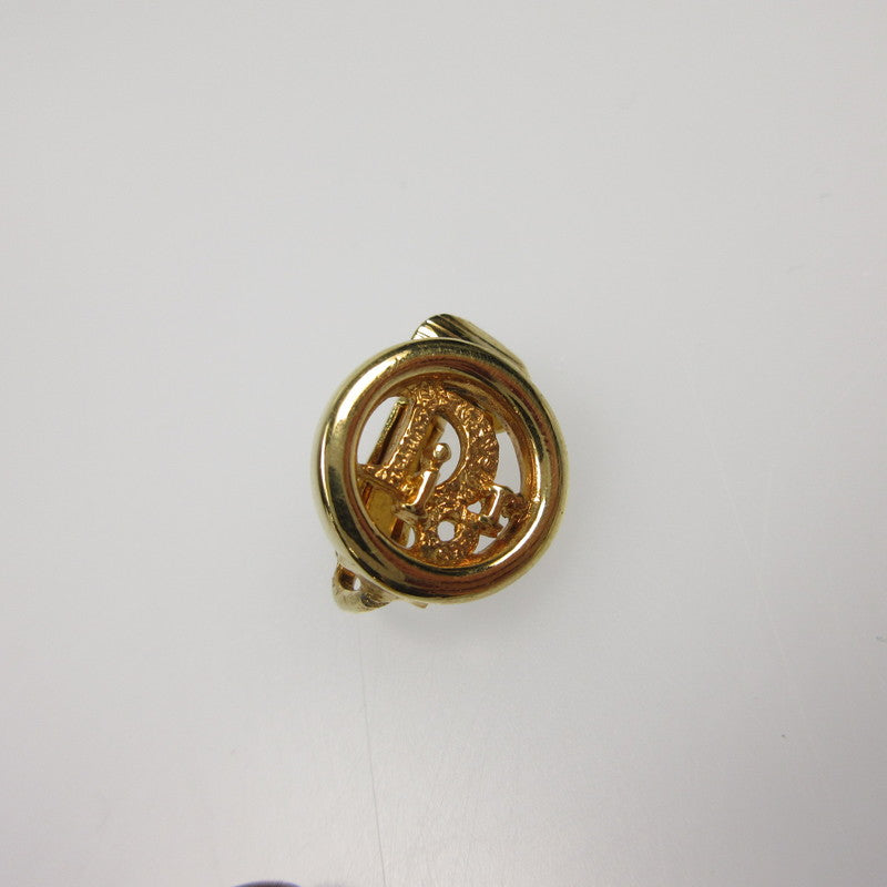 【中古】Christian Dior | クリスチャンディオール サークルロゴ イヤリング
