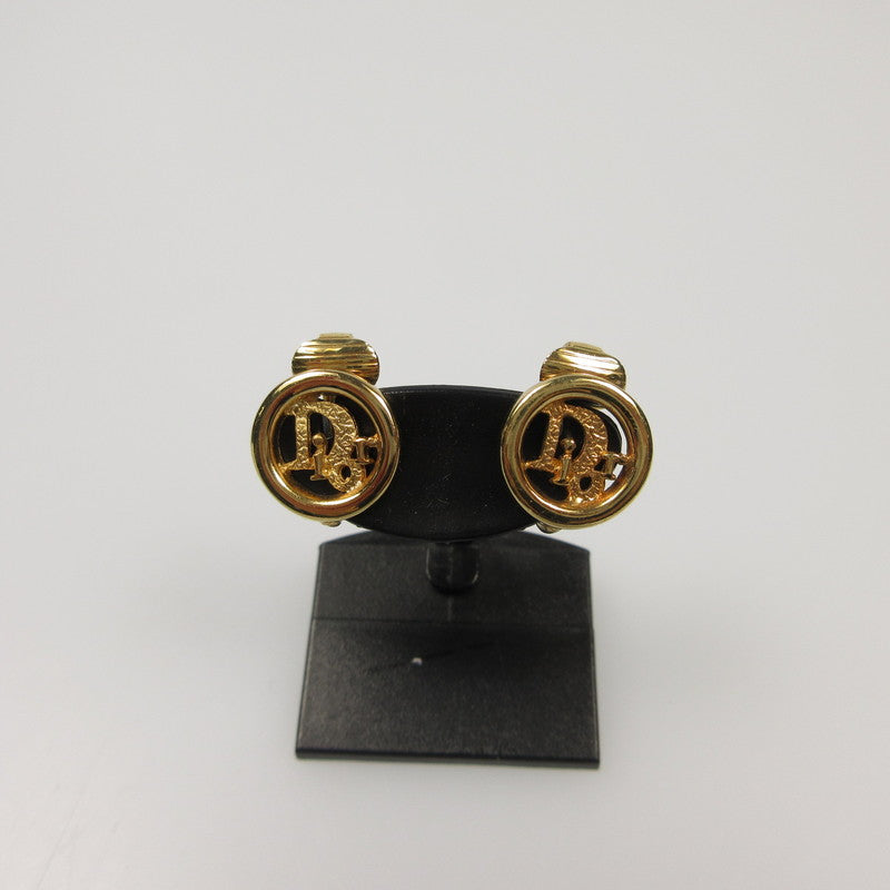 【中古】Christian Dior | クリスチャンディオール サークルロゴ イヤリング