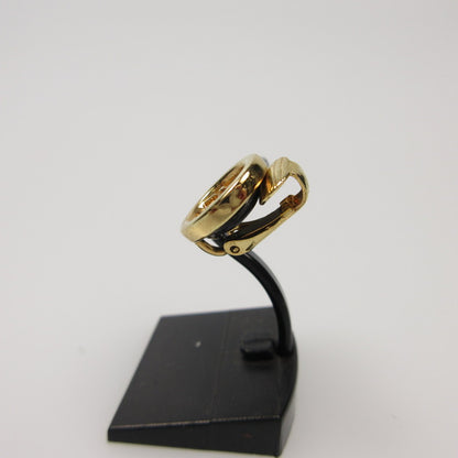 【中古】Christian Dior | クリスチャンディオール サークルロゴ イヤリング