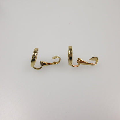 【中古】Christian Dior | クリスチャンディオール サークルロゴ イヤリング