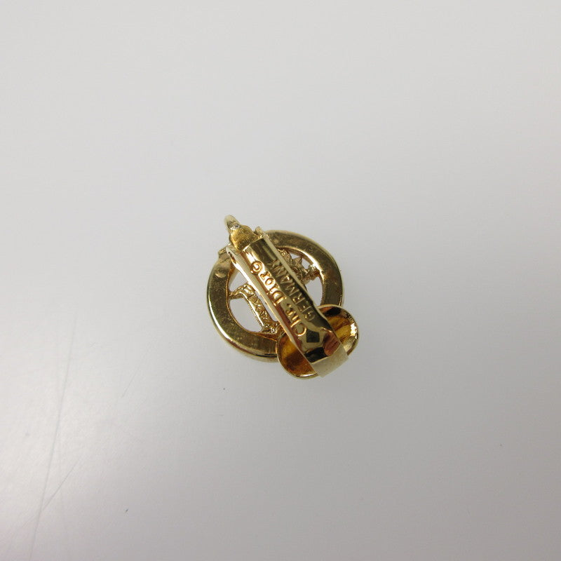 【中古】Christian Dior | クリスチャンディオール サークルロゴ イヤリング