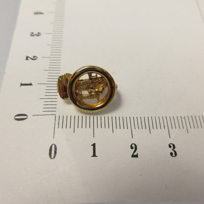 【中古】Christian Dior | クリスチャンディオール サークルロゴ イヤリング