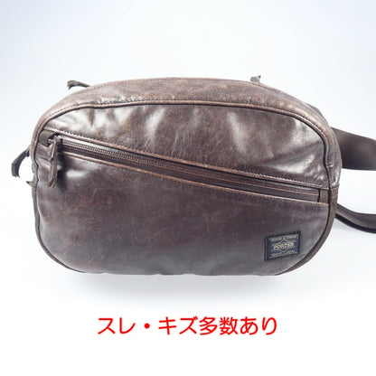 【中古】PORTER | ポーター ZOOM ウエストバッグ 107-04896 ブラウン