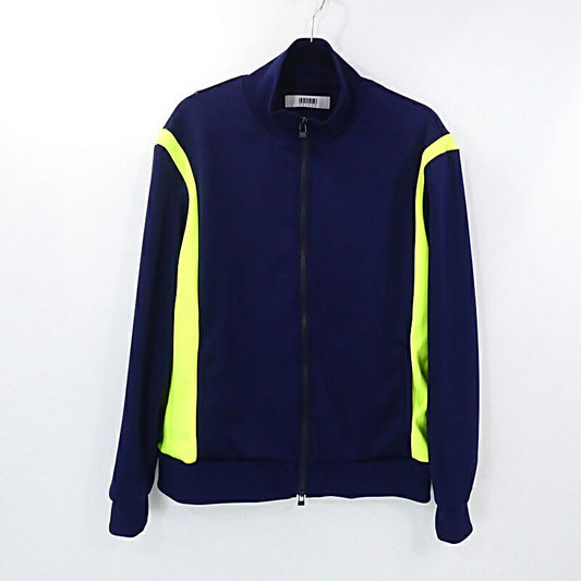 【中古】STUDIOUS | ステュディオス Smooth Jersey Pop Side Line Track Jacket ジャージ F22H080 ネイビー サイズ：L