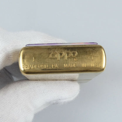 【中古】ZIPPO | ジッポ MYSTERIES OF THE FOREST ライター ゴールド