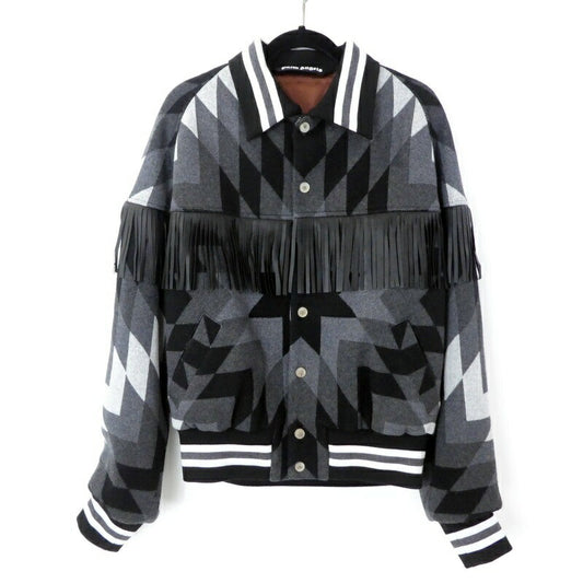 【中古】Palm Angels | パームエンジェルス Arizona Fringed Bomber Jacket ミリタリーコート