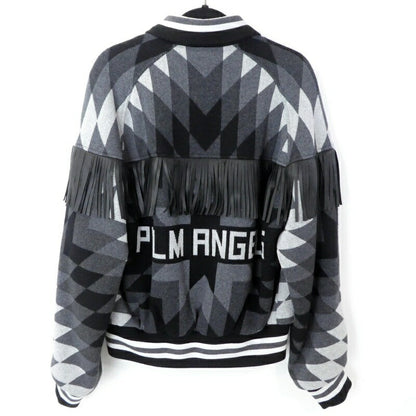 【中古】Palm Angels | パームエンジェルス Arizona Fringed Bomber Jacket ミリタリーコート