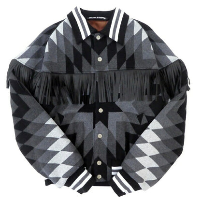 【中古】Palm Angels | パームエンジェルス Arizona Fringed Bomber Jacket ミリタリーコート