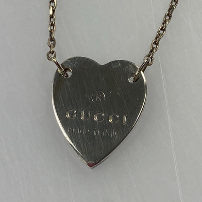 【中古】GUCCI | グッチ トレードマークハート ネックレス 223512