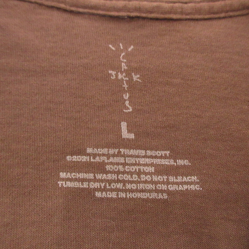 【Used】CACTUS JACK | Cactus Jack Travis HIROSHI TEE Short-Sleeve T-shirt Brown Size: L